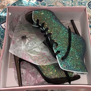 CAPE ROBIN OPEN TOE MERMAID HEELS